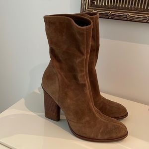 Alexander Wang dark truffle boots